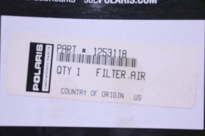 New OEM Polaris 1253118 Air Filter NOS