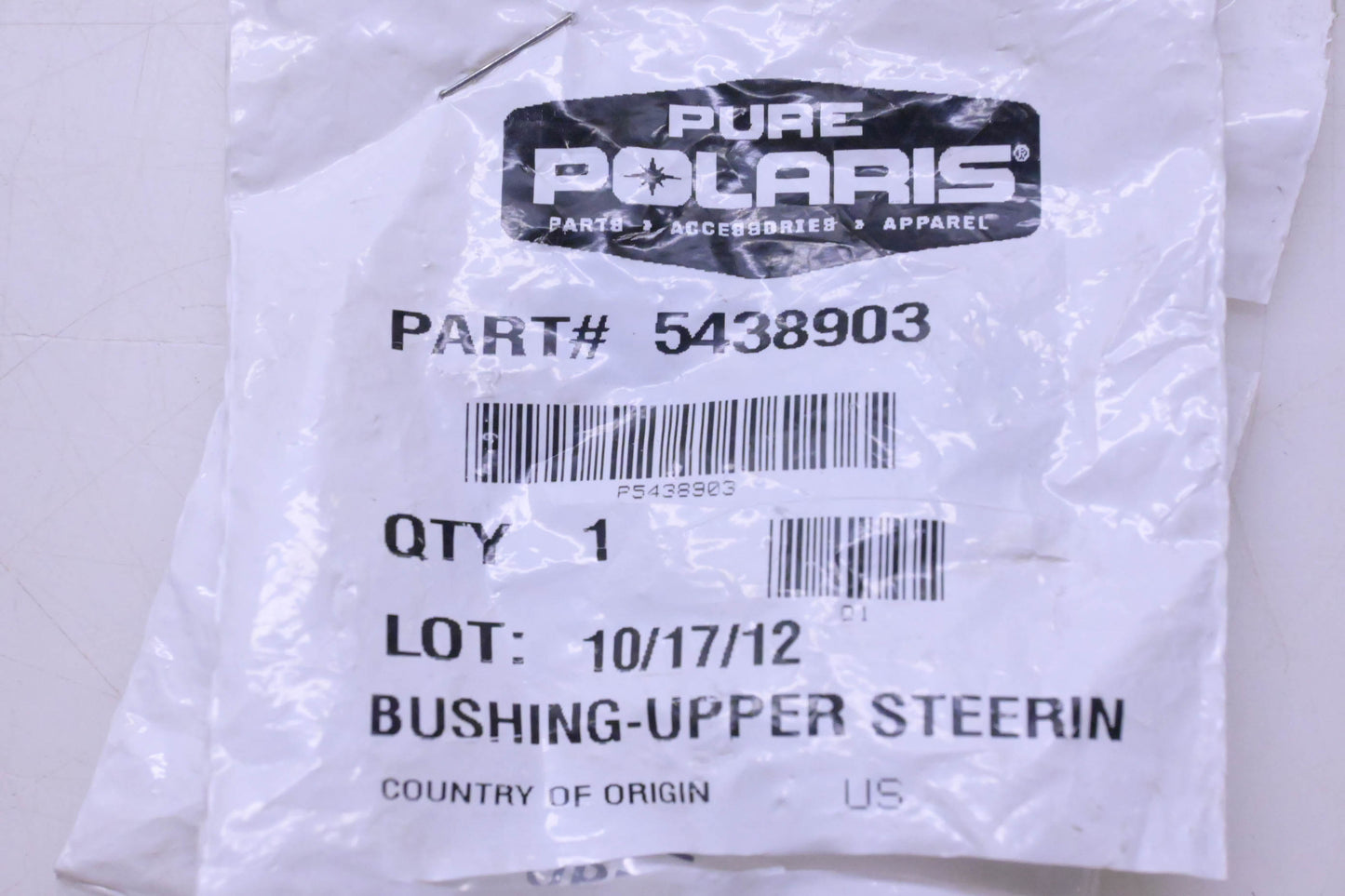 New OEM Polaris 5438903 Upper Steering Bushings Qty 2 NOS