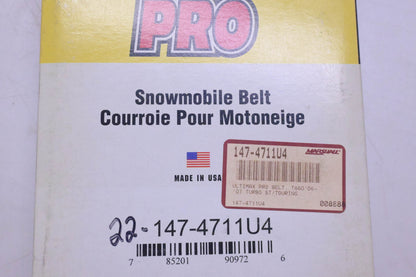 Ultimax 147-4711U4 High Performance PRO Snowmobile Belt NOS