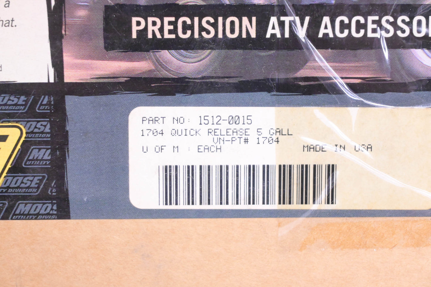 Moose Utility Division 1512-0015 Quick Release Bucket Holder NOS