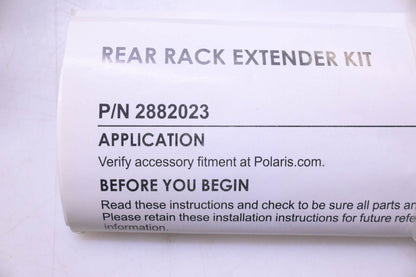 New OEM Polaris 2882023 Rear Rack Extender NOS