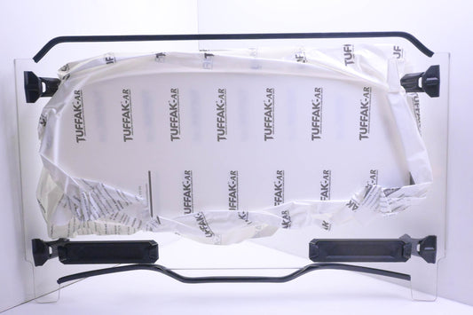 New OEM Polaris 2884330 Lock & Ride HardCoat Polycarbonate Vented Full Windshield Kit NOS
