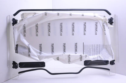 New OEM Polaris 2884330 Lock & Ride HardCoat Polycarbonate Vented Full Windshield Kit NOS