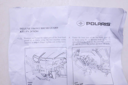 New OEM Polaris 2878284 Deluxe Front Brushguard NOS