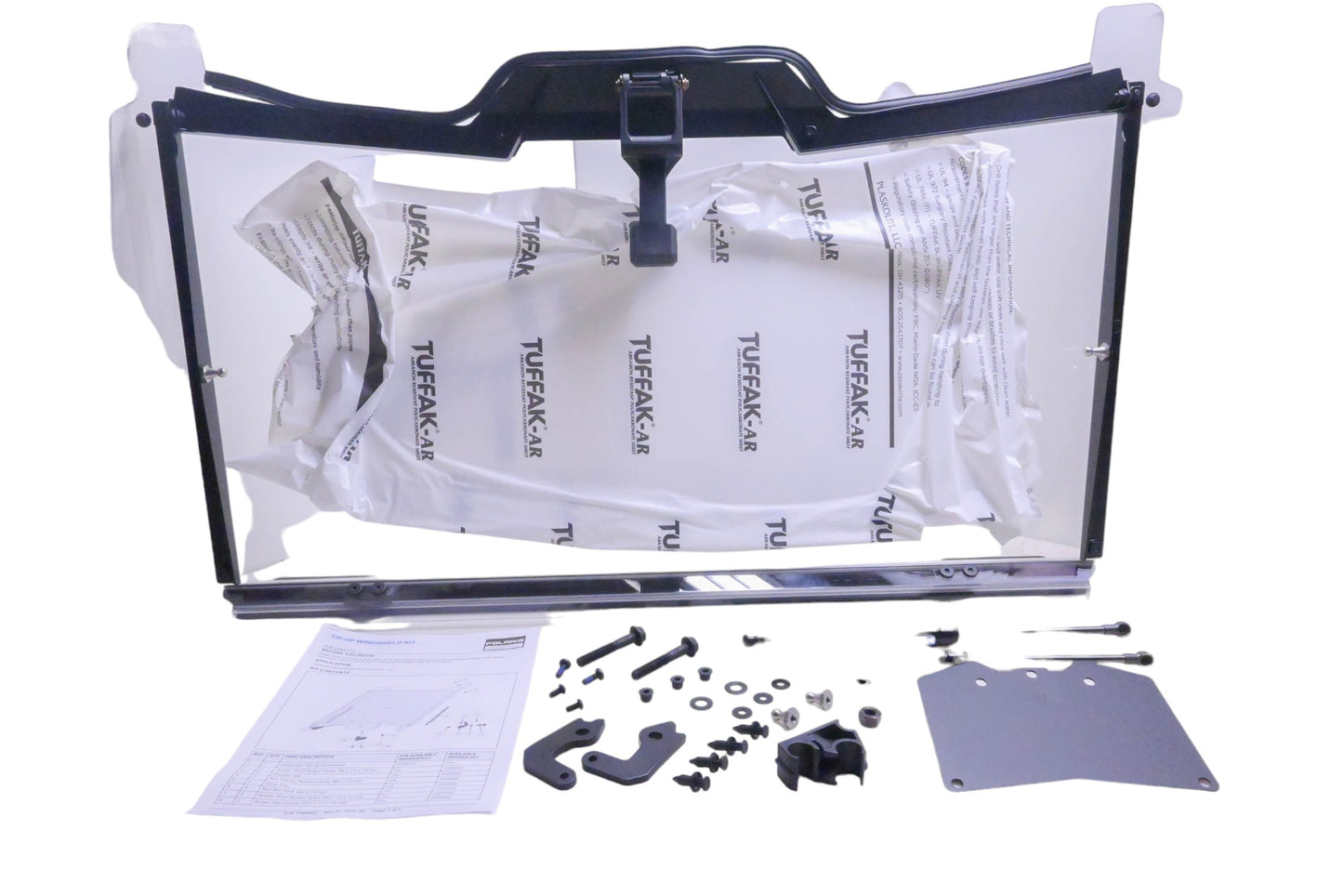 New OEM Polaris 2884773 Tip Out Windshield Hard Coat Poly Kit NOS