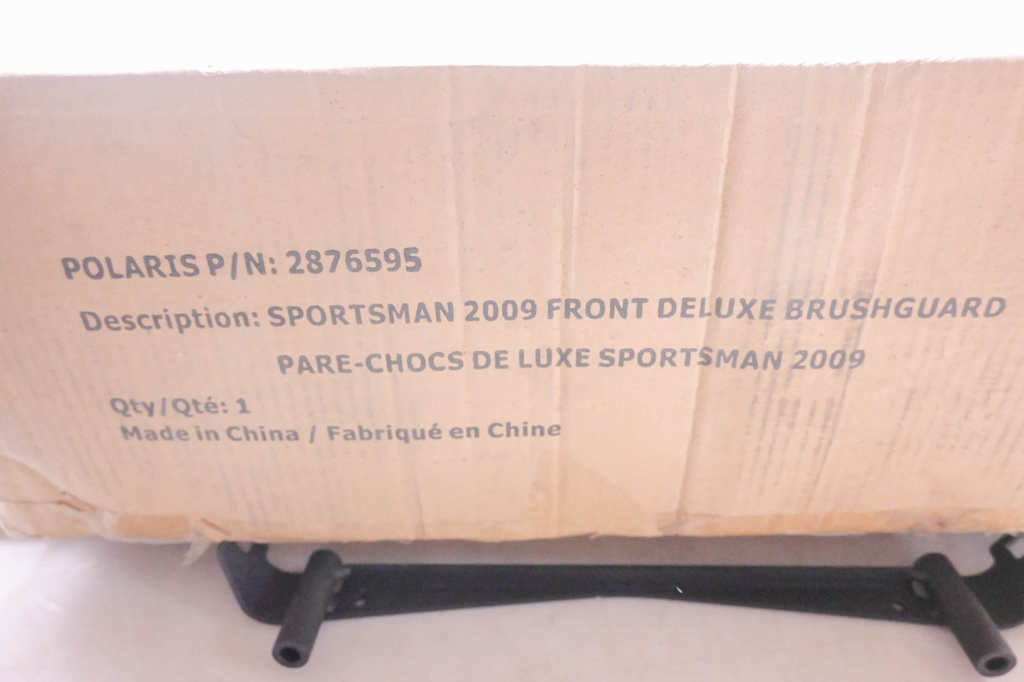 New OEM Polaris 2876595 Black Front Deluxe Brush Guard Kit NOS