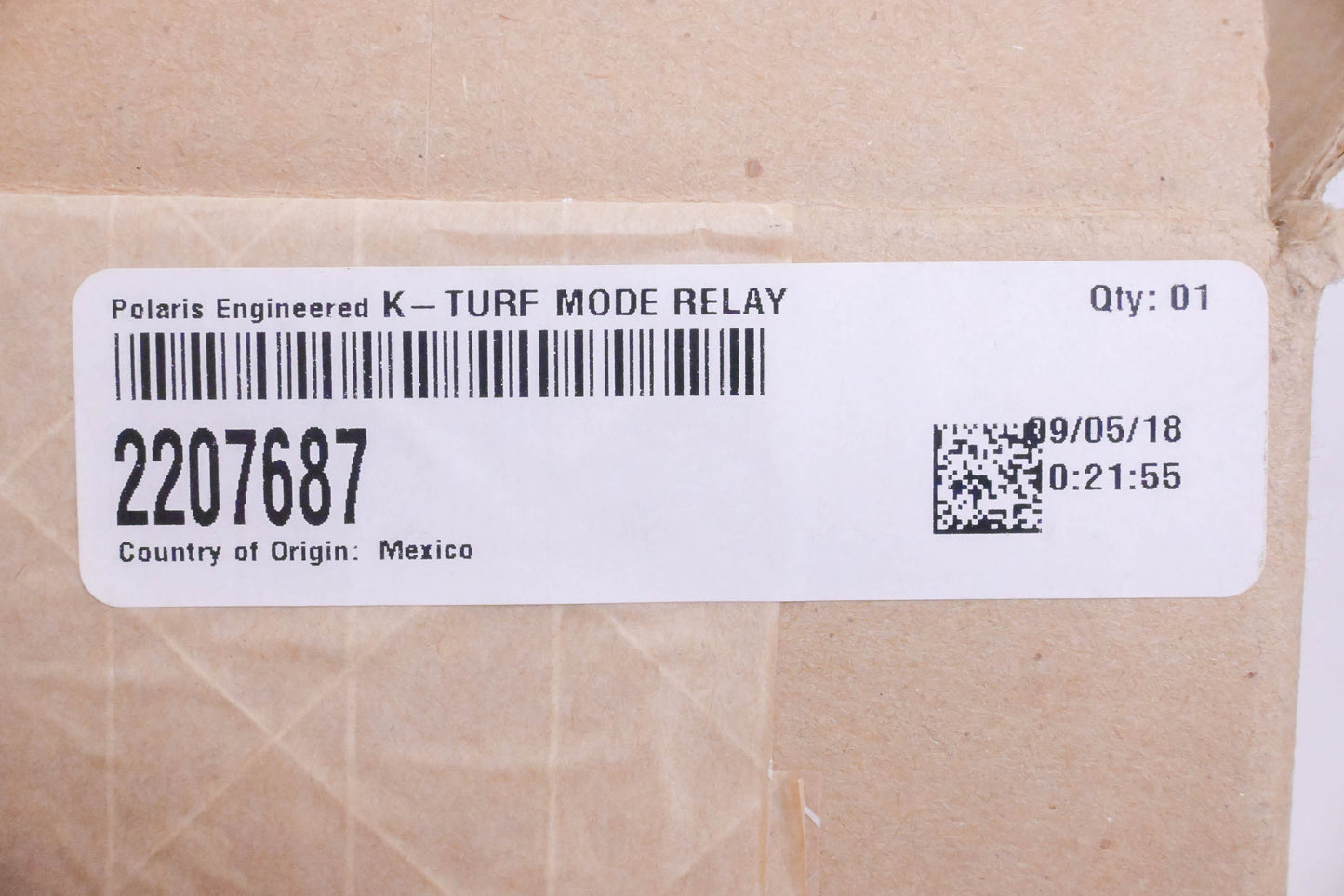 New OEM Polaris 2207687 K-Turf Mode Relay NOS