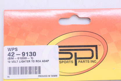 Sport Parts Inc. SM-01200-1, 42-9130 Cigarette Lighter Power Port - RCA Jack NOS