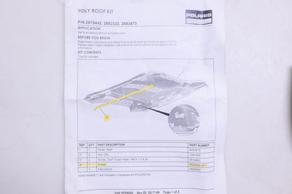 New OEM Polaris 5522002-977 D Seal NOS