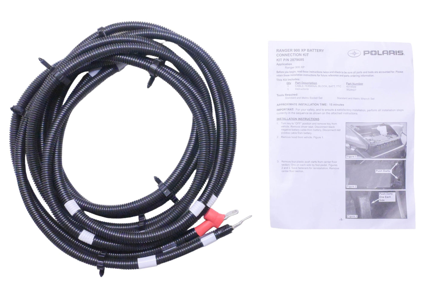 New OEM Polaris 2879685 Extended Power Cable Audio Kit NOS