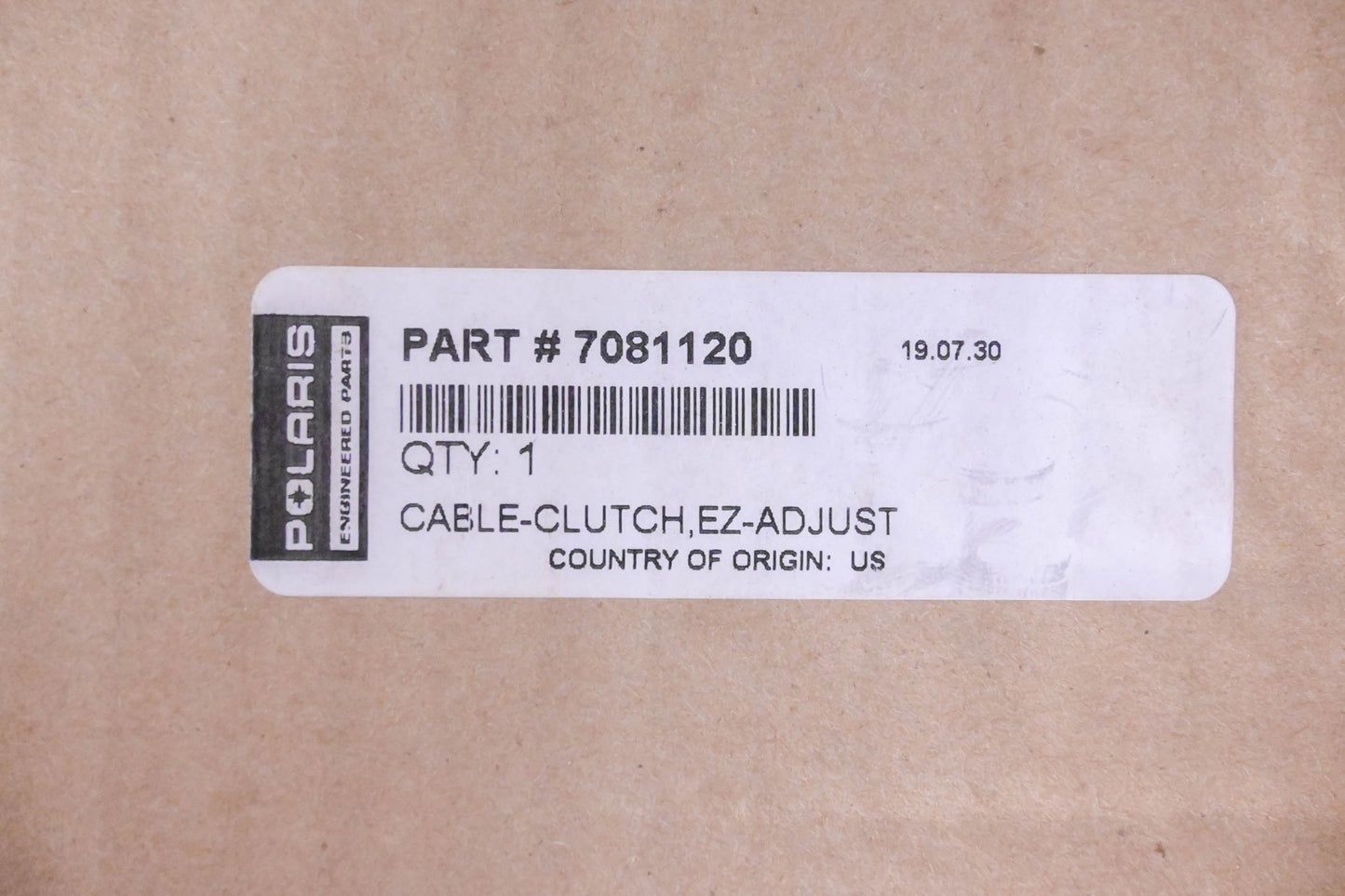 New OEM Polaris 7081120 EZ Adjust Clutch Cable NOS