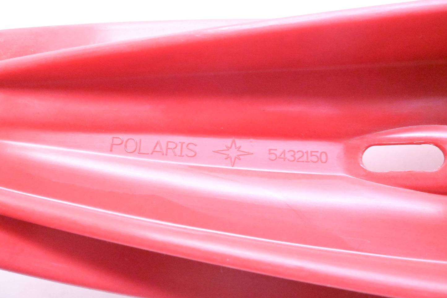 New OEM Polaris 1820506, 5432150, 2871725-136 Porsche Red Plastic Ski NOS