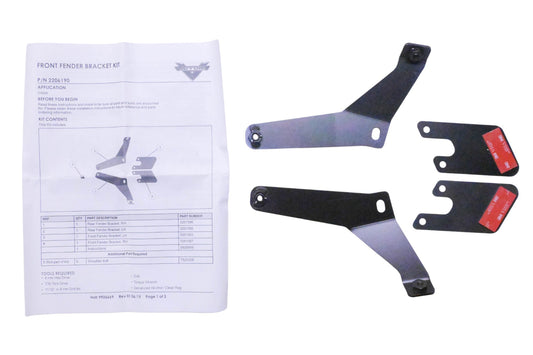 New OEM Polaris 2206190 Front Fender Bracket Kit NOS