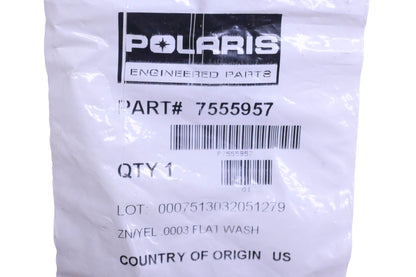 New OEM Polaris 7555957 .0003 Flat Washer NOS