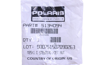 New OEM Polaris 5134094 Steering Head Nut NOS