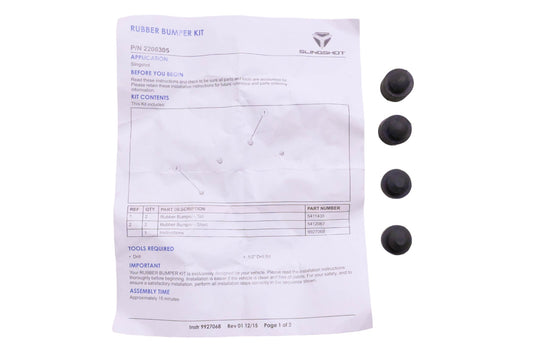 New OEM Polaris 2206305 Rubber Bumper Kit NOS