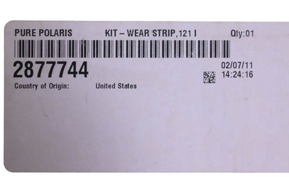 New OEM Polaris 2877744 Wear Strip Kit NOS