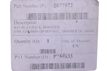 New OEM Polaris 2877572 Back Seat Booster Kit NOS