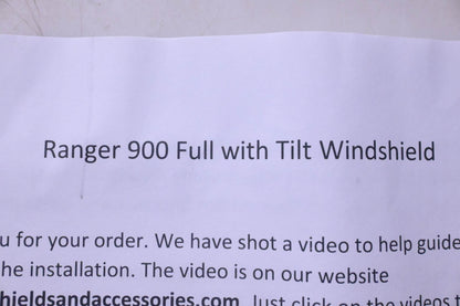 Aftermarket PK500-30 Ranger 900 Full With Tilt Windshield Kit NOS