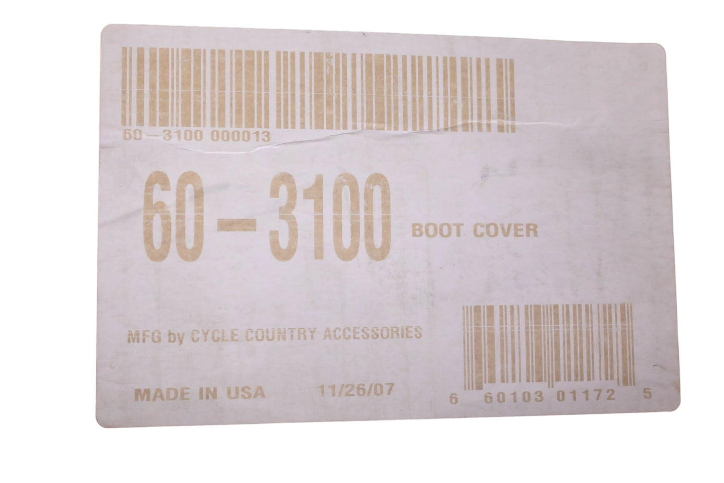 Cycle Country 60-3100 CV Boot Guards NOS
