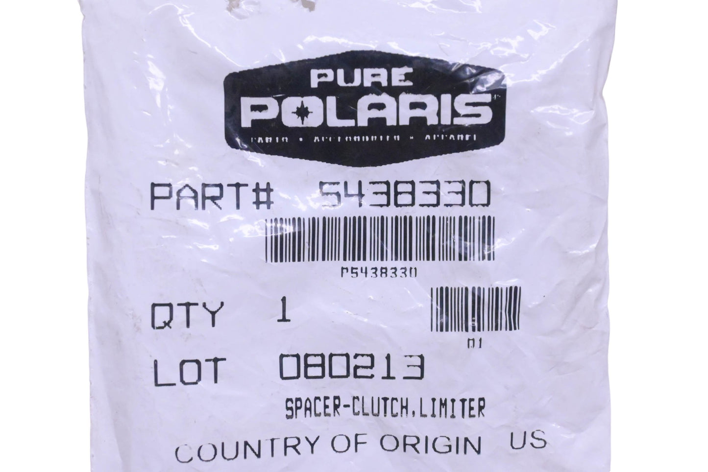 New OEM Polaris 5438330 Clutch Spacer Limiter NOS