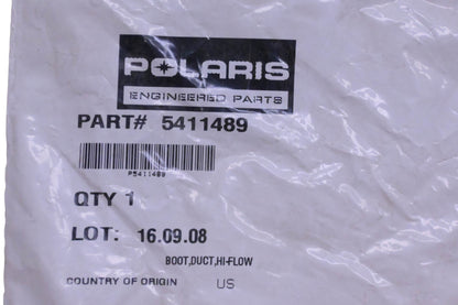 New OEM Polaris 5411489 Hi-Flow Duct Boot Clutch Cover NOS