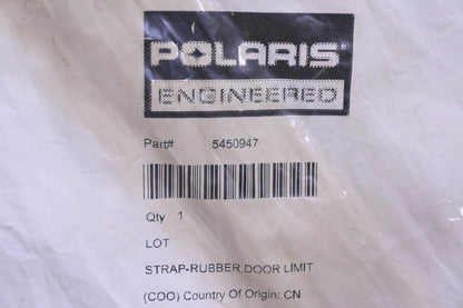 New OEM Polaris 5450947 Rubber Door Strap NOS