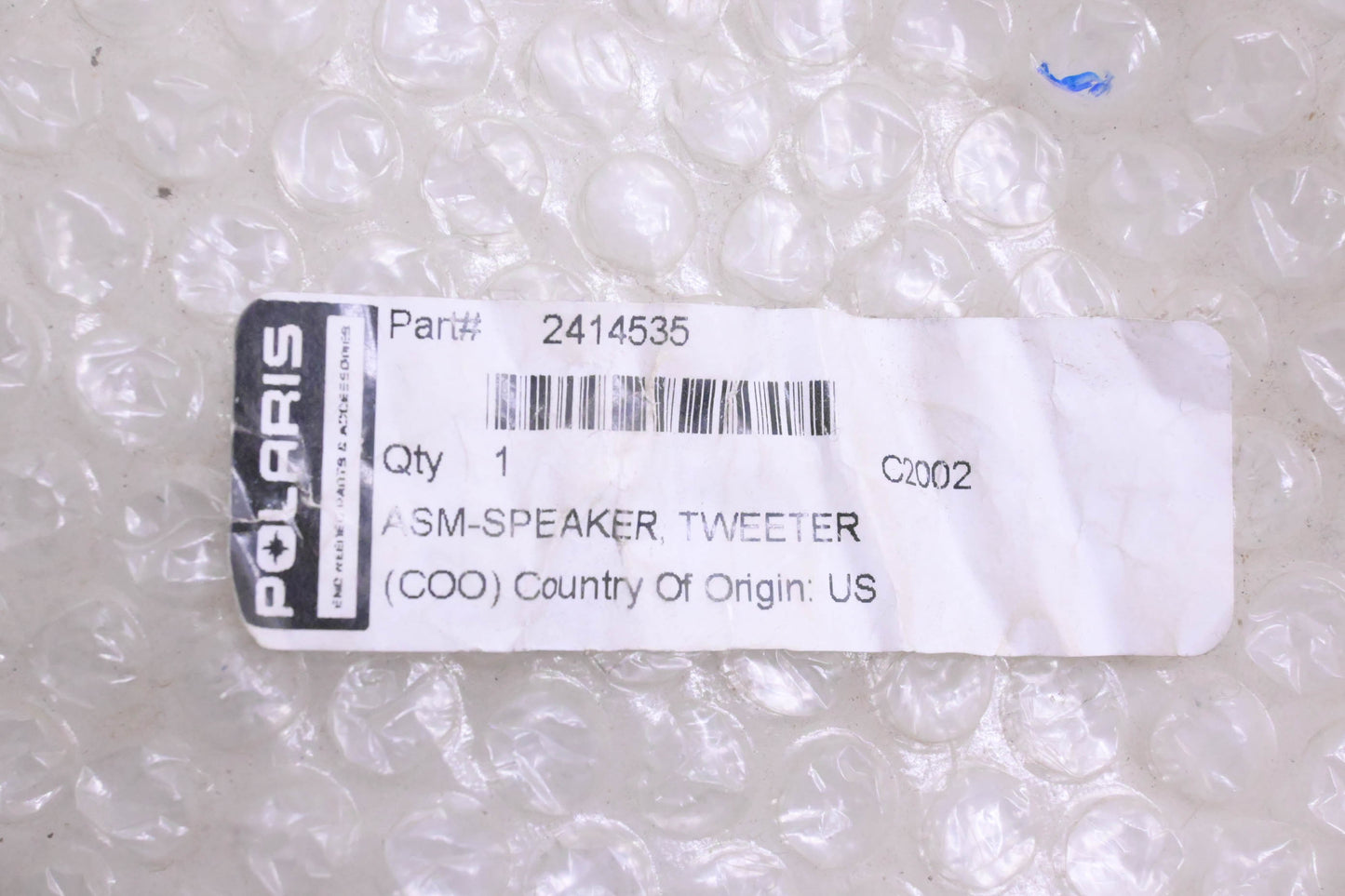 New OEM Polaris 2414535 Tweeter Speaker Assembly Set NOS