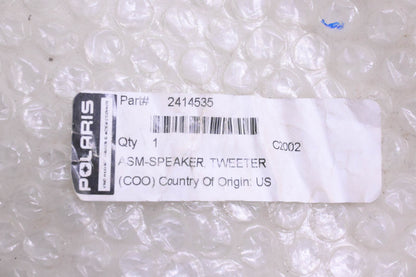 New OEM Polaris 2414535 Tweeter Speaker Assembly Set NOS