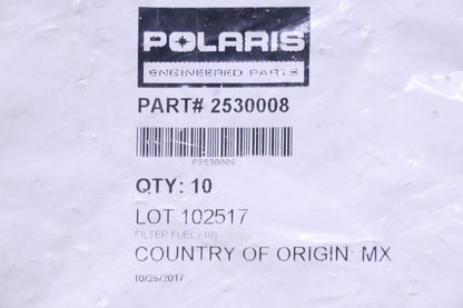 New OEM Polaris 2530008 Fuel Filter NOS