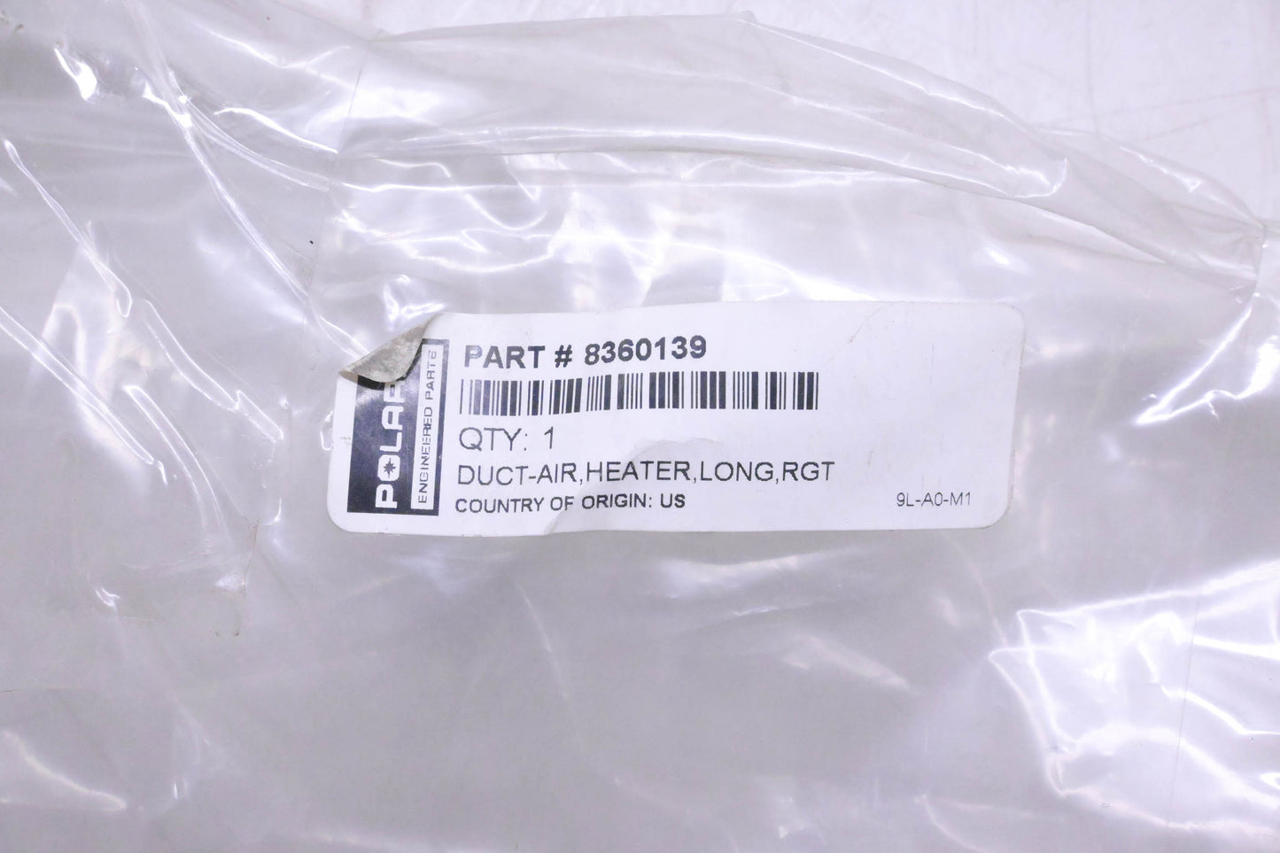 New OEM Polaris 8360139 Air Duct NOS