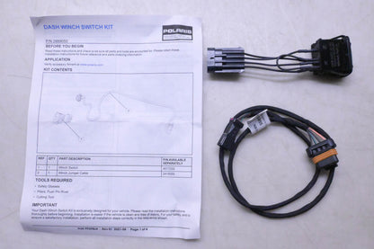 New OEM Polaris 2889050 Dash Winch Switch Kit NOS