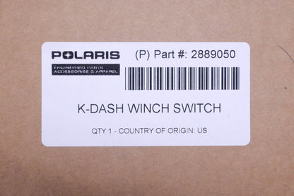 New OEM Polaris 2889050 Dash Winch Switch Kit NOS