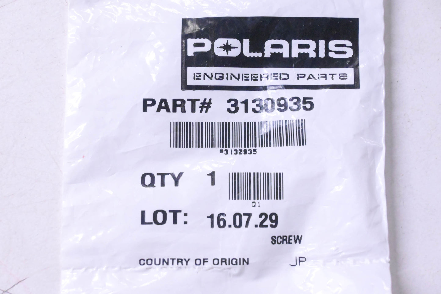 New OEM Polaris 3130935 Lower Carburetor Screw NOS