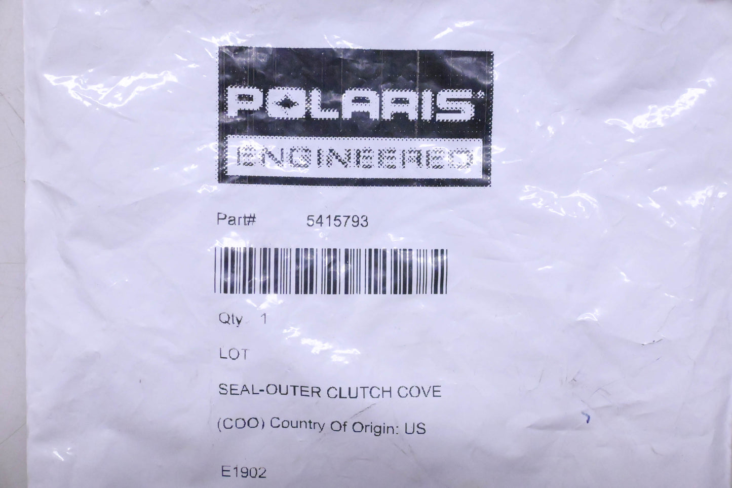 New OEM Polaris 5415793 Outer Gasket Clutch Cover Seal NOS
