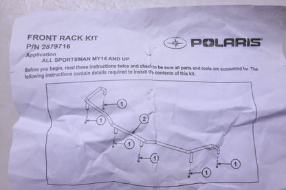 New OEM Polaris 2879716 Front Rack Extender NOS