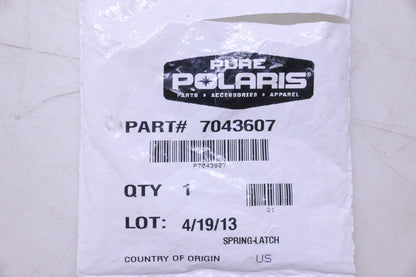 New OEM Polaris 7043607 Latch Spring NOS