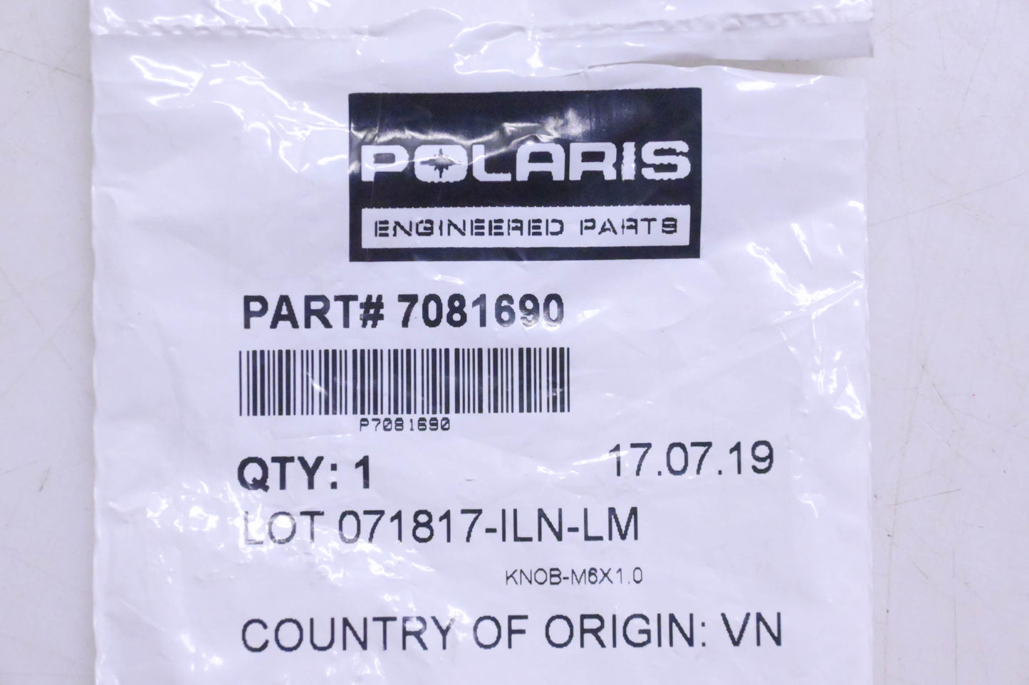 New OEM Polaris 7081690 Knob NOS