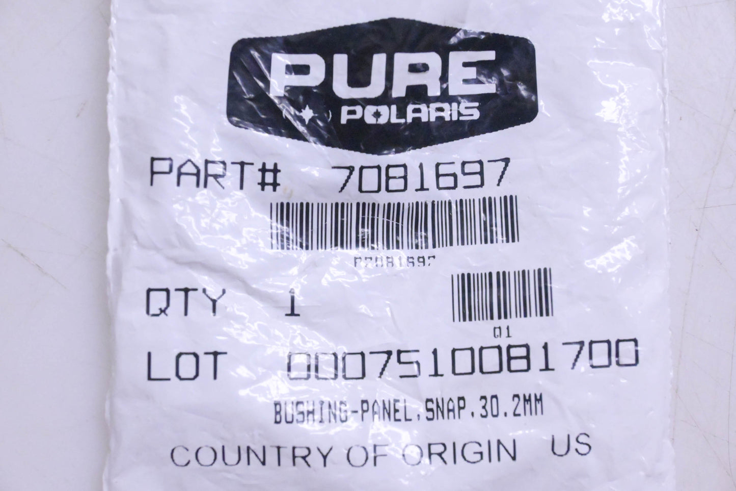 New OEM Polaris 7081697 Snap Panel Bushing NOS