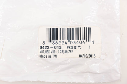New OEM Arctic Cat 0423-013 Lefthand Thread M10-1.25 Nut NOS