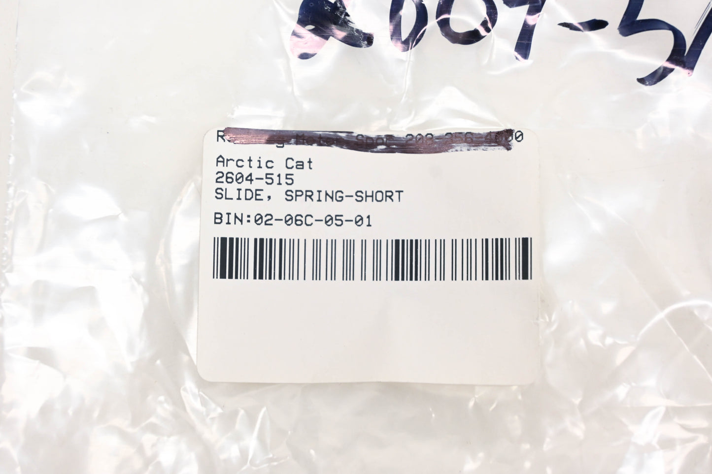 New OEM Arctic Cat 2604-515 Spring Slide NOS