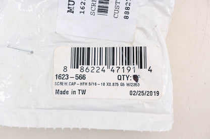 New OEM Arctic Cat 1623-566 Hex Flange 5/16-18 x 0.875 Screw NOS