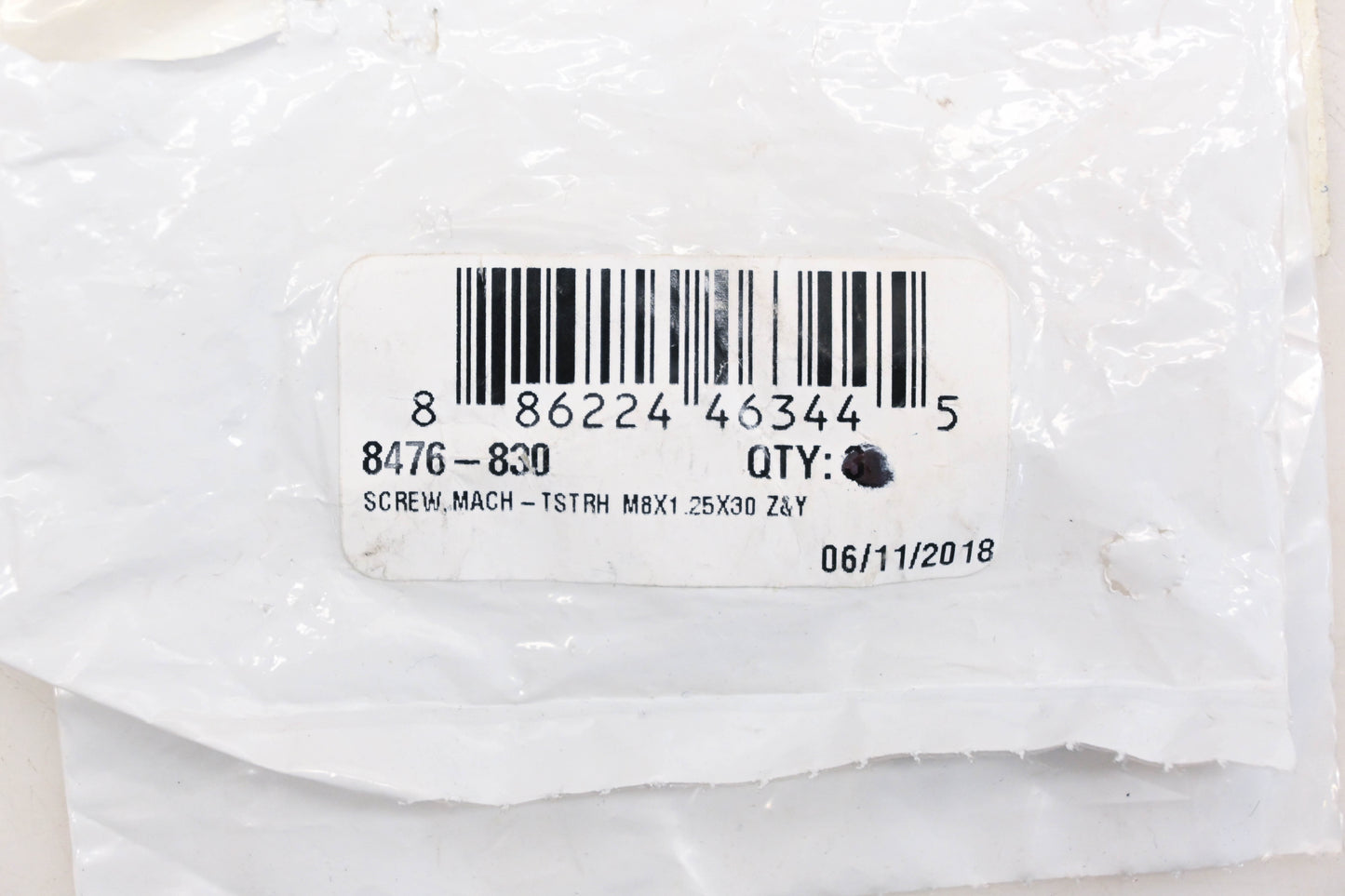 New OEM Arctic Cat 8476-830 Machine Screws Qty 2 NOS