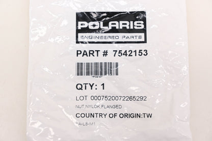 New OEM Polaris 7542153 Lock Nuts Qty 4 NOS