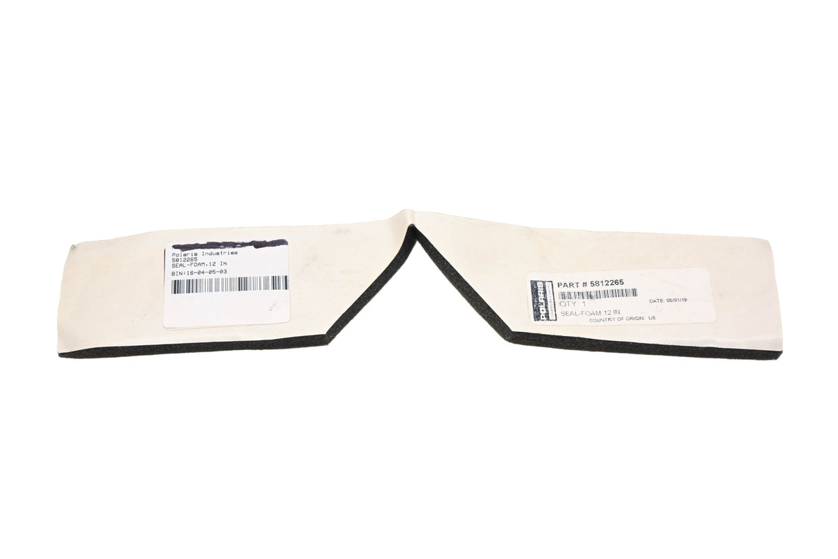 New OEM Polaris 5812265 Foam 12" Seal NOS