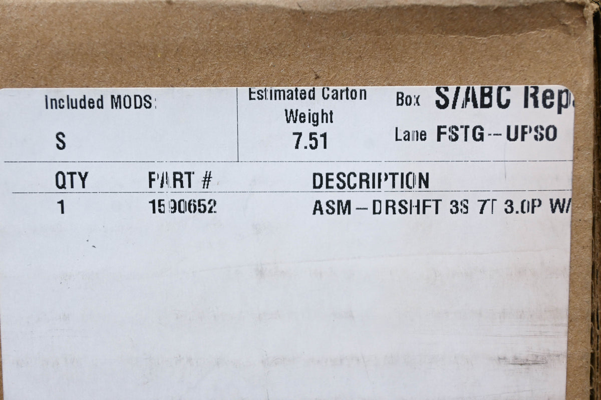 New OEM Polaris 1590652 Drive Shaft With Collar Assembly NOS