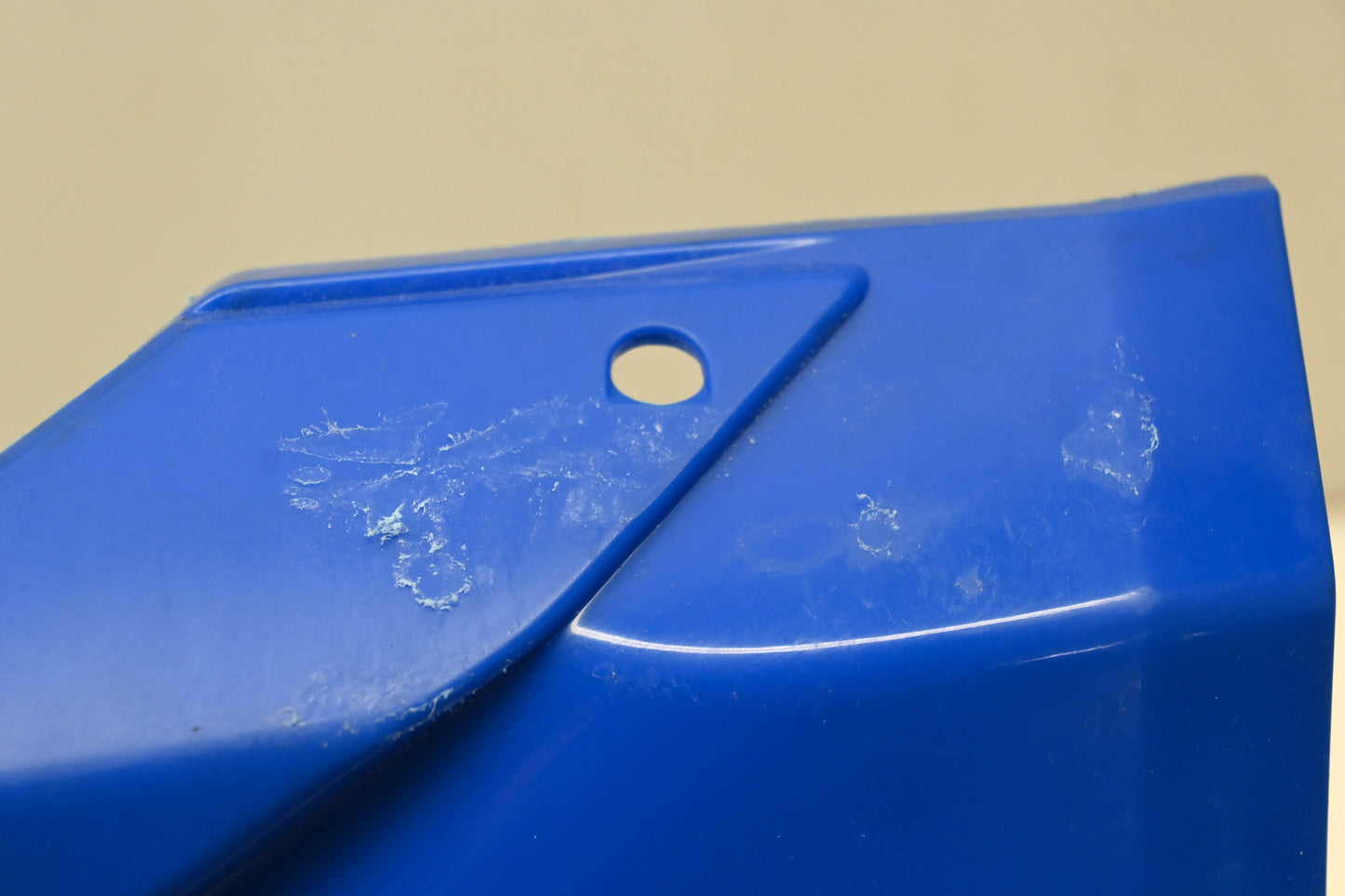 New OEM Kawasaki 35023-0453-40D Blue Rear Left Fender Cover Panel NOS