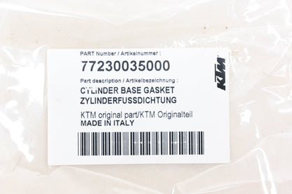 New OEM KTM 77230035000 Cylinder Base Gasket NOS