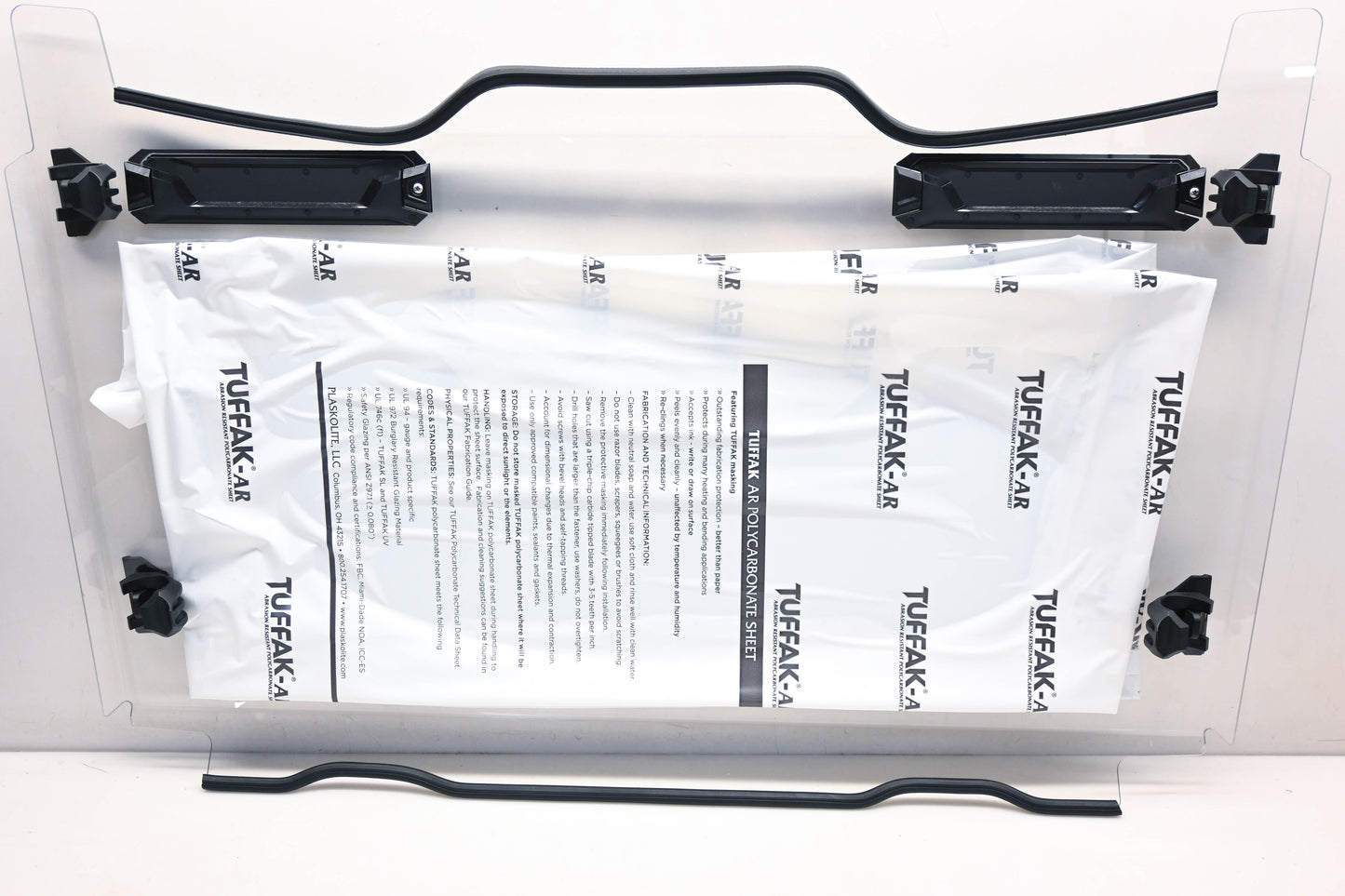 New OEM Polaris 2884911 Lock N Ride Full Poly Windshield NOS
