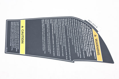 New OEM Arctic Cat 4621-812 Warning Decal NOS